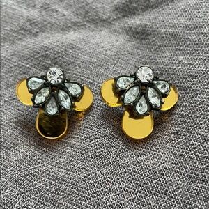 Baublebar Elegant Gold and Silver Floral Earrings